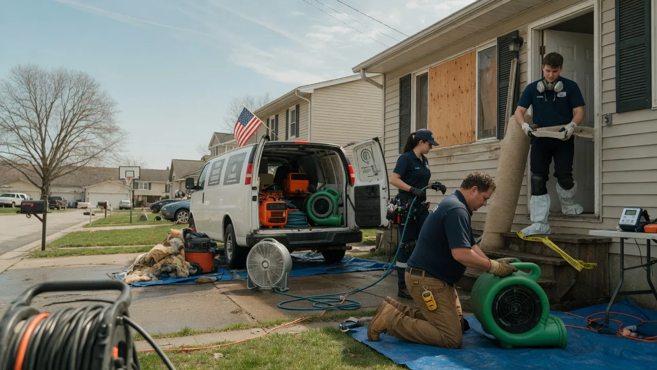 Water Damage Restoration in Evergreen, LA near me